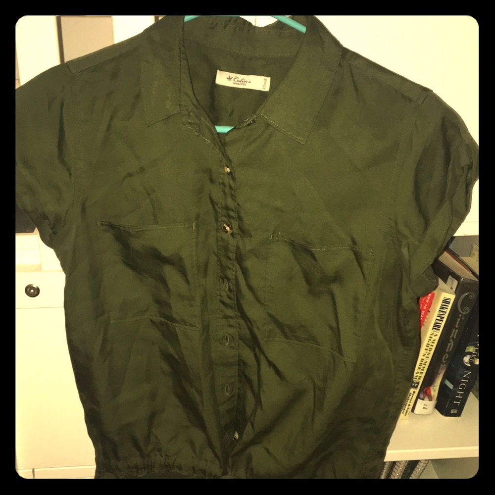 Collared Olive Shirt